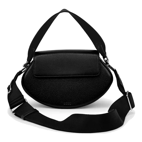 Skórzana torebka przez ramię ECCO® Weeble - Czarny - Front