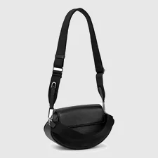 ECCO® Weeble Leather Crossbody Bag - Black - Main
