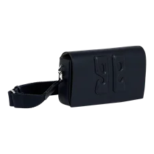 ECCO® E Stack Double Leather Phone Bag - Blue - Main
