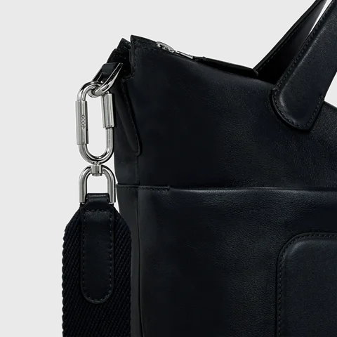 ECCO® E Leather Tote Bag - Blue - Lifestyle
