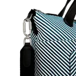 ECCO® E Stripe stoftaske i læder - Blå - Lifestyle