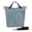 ECCO® E Stripe Leather Tote Bag - Blue - Front