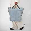 ECCO® E Stripe bőr bevásárló táska - Kék - Lifestyle 3