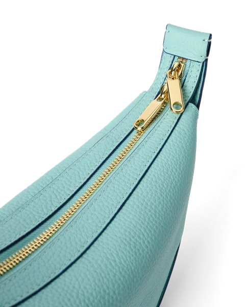 ECCO® Fortune Umhängetasche aus Leder - Blau - D1