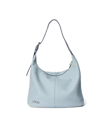 ECCO® Hobo minkšta odinė rankinė - Mėlynas - M