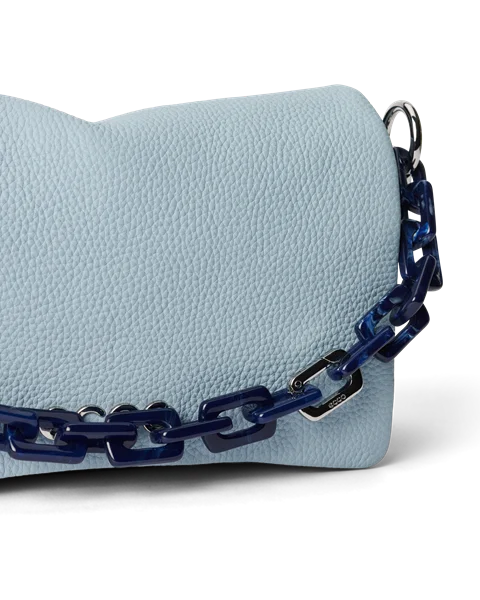ECCO® Pinch Leather Crossbody Bag - Blue - D3