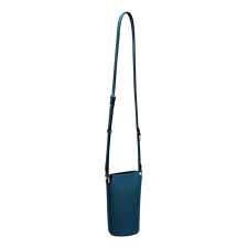 Skórzana torebka przez ramię ECCO® Pot - Niebieski - Main