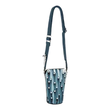 ECCO® Pot Water Leather Crossbody Bag - Blue - Main