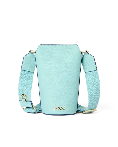 ECCO® Pot Leather Crossbody Bag - Blue - M