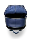 ECCO® Round Pack Rucksack aus Leder - Blau - Be