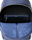 ECCO® Round Pack Rucksack aus Leder - Blau - I