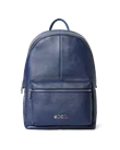 ECCO® Round Pack Rucksack aus Leder - Blau - M