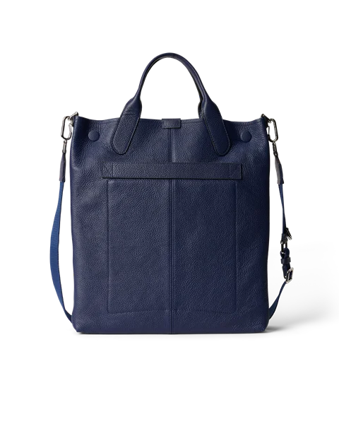 Kožená taška tote ECCO® Tote - Modrá - B