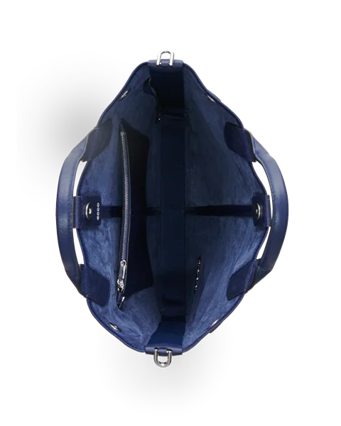 Kožená taška tote ECCO® Tote - Modrá - Be