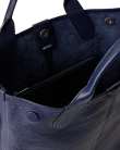 Kožená taška tote ECCO® Tote - Modrá - I