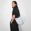 Kožená kabelka rameno ECCO® Wet Takeaway - Modrá - Lifestyle 2