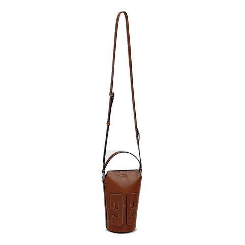 ECCO® E Leather Crossbody Bag - Brown - Main