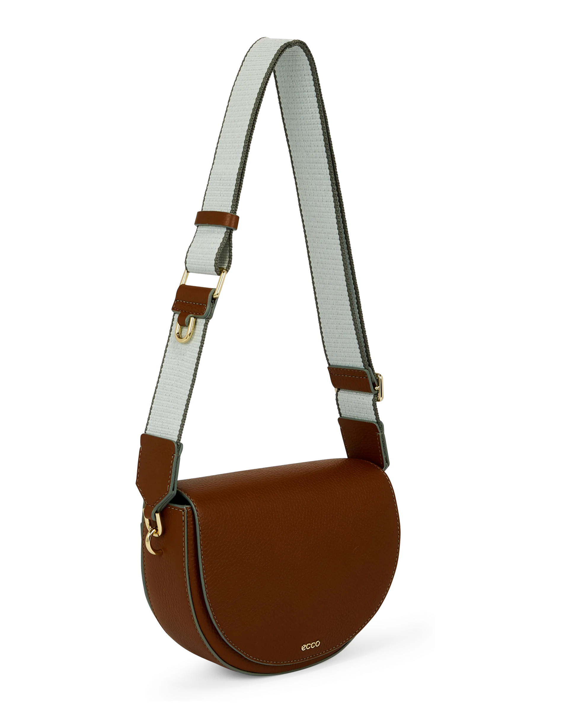 ECCO Saddle Bag - Brown - 16X22X9 cm