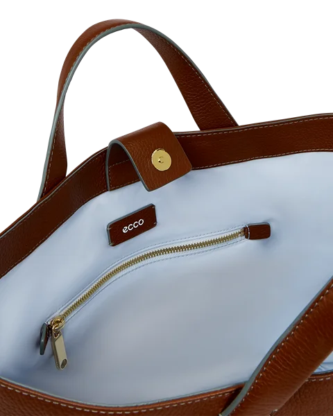 ECCO® Tote bag -laukku nahkaa - Ruskea - I