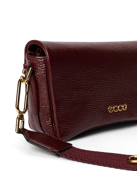 ECCO® Pinch crossbody-laukku nahkaa - Viininpunainen - D1