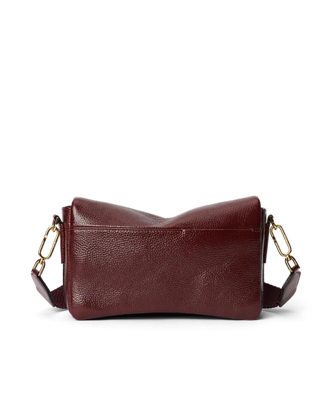 ECCO® Pinch crossbody-laukku nahkaa - Viininpunainen - B