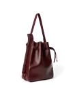 ECCO® Sail Leather Hobo Bag - Claret - B