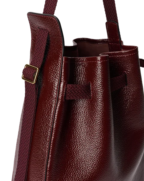 ECCO® Sail Leather Hobo Bag - Claret - D2