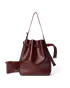 ECCO® Sail sac hobo en cuir - Bordeaux - M