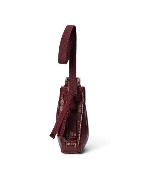ECCO® Sail Leather Hobo Bag - Claret - B