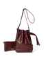 ECCO® Sail hobo taske i læder - Bordeaux - M