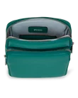 ECCO® Flat Pouch Umhängetasche aus Leder - Grün - I