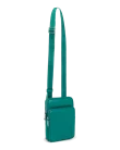 Skórzana torebka przez ramię ECCO® Flat Pouch - Zielony - M