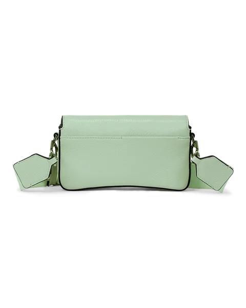 ECCO® Crossbody lædertaske med opadbuet bund - Grøn - B