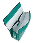 Skórzana torba przez ramię z klapką ECCO® - Zielony - I