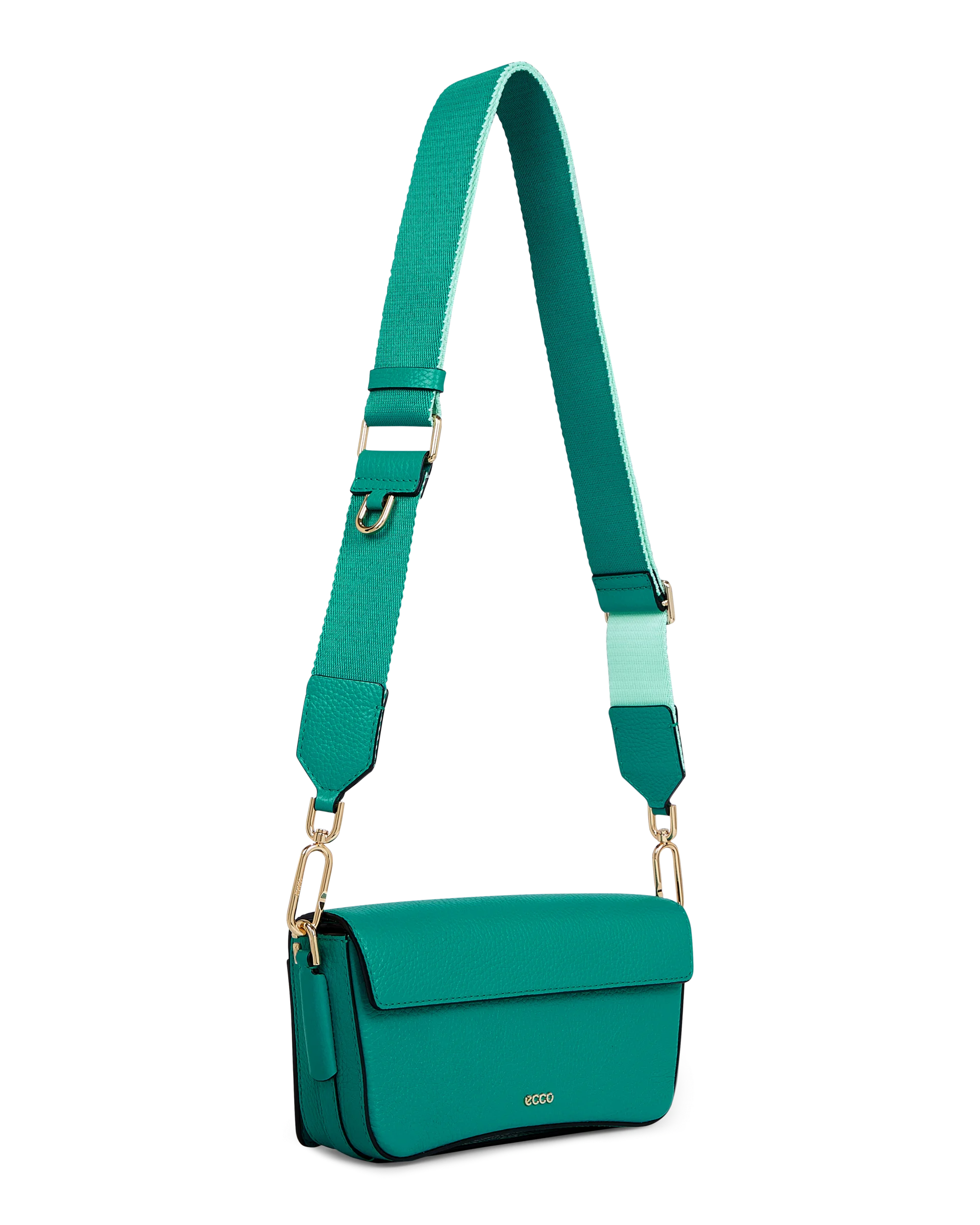 ECCO Pinch Bag - Green - 13X25X7 cm