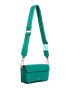 Skórzana torba przez ramię z klapką ECCO® - Zielony - M