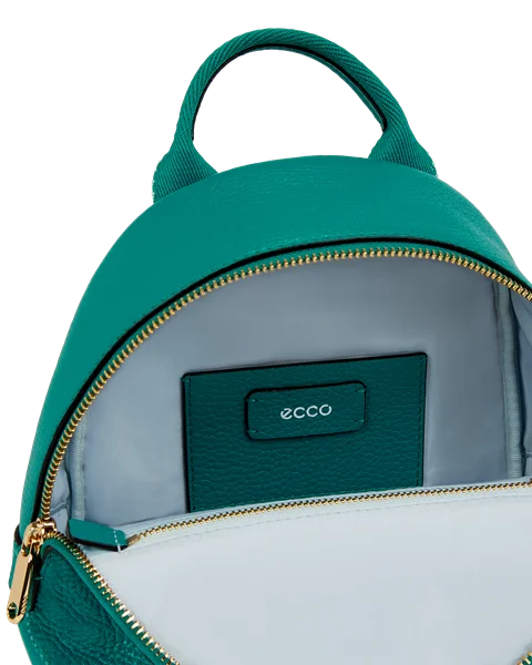 ECCO® Round Pack Rucksack aus Leder - Grün - I