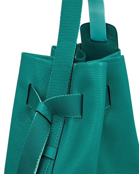 ECCO® Sail Hobo taske i læder - Grøn - D1