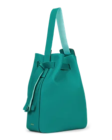 ECCO® Sail Hobo taske i læder - Grøn - M