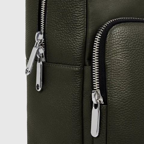 ECCO® Textureblock sac à dos carré en cuir - Vert - Lifestyle