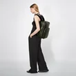 Skórzany prostokątny plecak ECCO® Textureblock - Zielony - Lifestyle