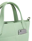 Skórzana torba shopper ECCO® - Zielony - D2