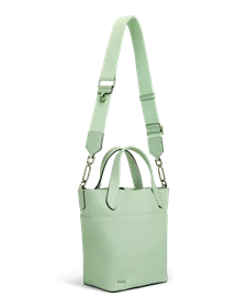 ECCO® Shopper taske i læder - Grøn - M