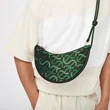 ECCO® Wave Contact Fortune Textile Shoulder Bag - Green - Lifestyle 2