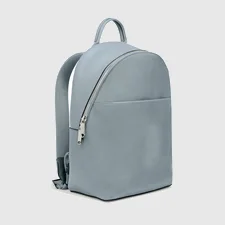 ECCO® Leather Small Backpack - Grey - Main
