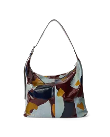 ECCO® Hobo kožna torba hobo - šaren  - M