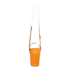 Kožená crossbody kabelka ECCO® E Pot - Oranžová  - Main