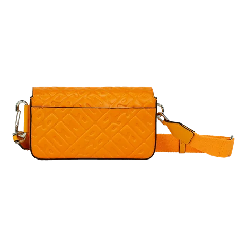 ECCO® E Stack Monogra telefontaske i læder - Orange - Back