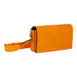 ECCO® E Stack Monogra telefontaske i læder - Orange - Main