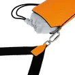 ECCO® E Pot Sling Monogram Leather Crossbody Bag - Orange - Lifestyle 2